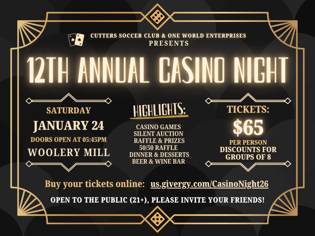 12th annual cutters casino night